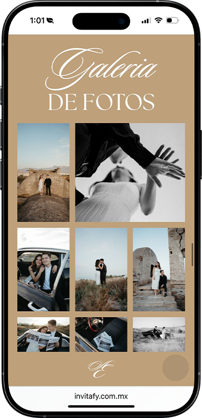 Invitación Premium Elegance - Ejemplo 3