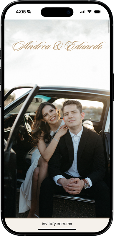 Invitación Premium Elegance - Ejemplo 4